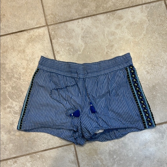 Vineyard Vines Marlin Blue Striped Embroidered Shorts S - Picture 1 of 7